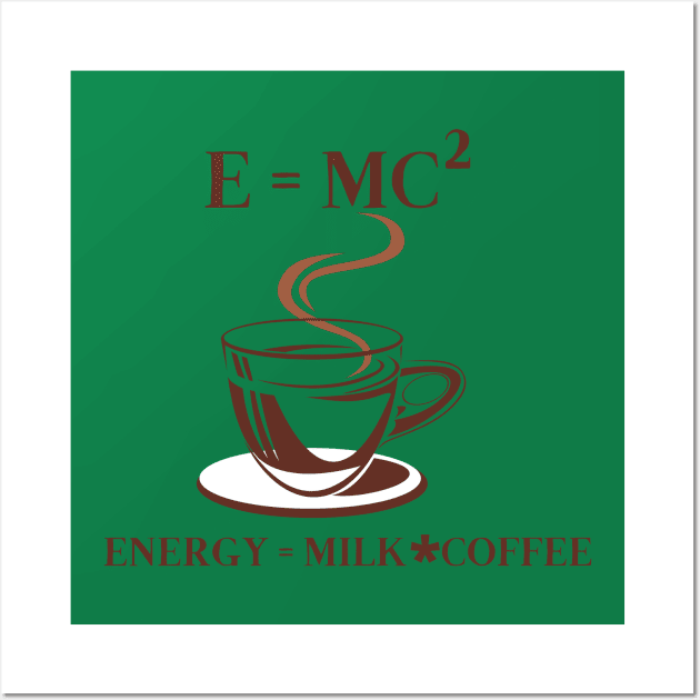 E = MC Wall Art by AurosakiCreations